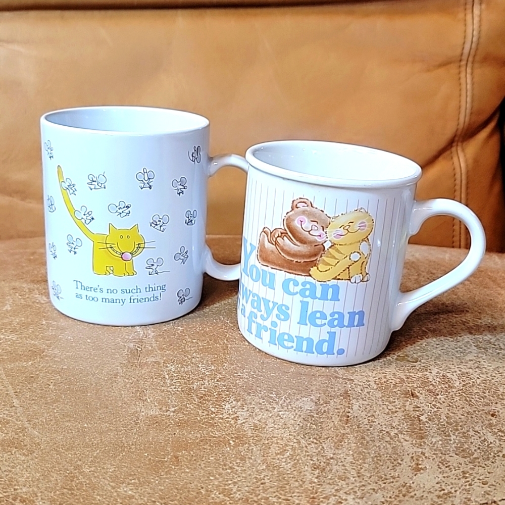 Pair of Cat Mugs🐈